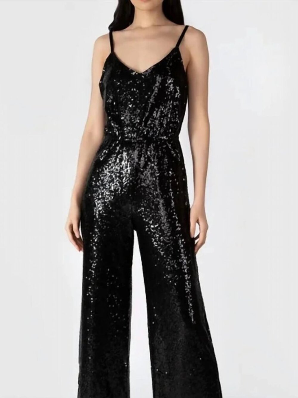 DEX Sequin Wide Leg Jumpsuit